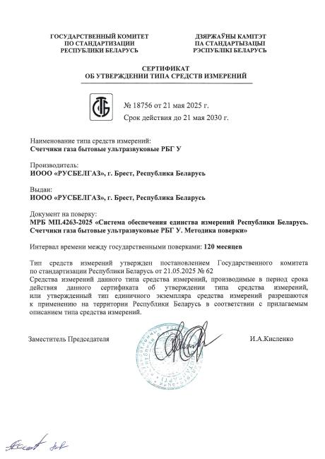 Счетчик газа РБГ У 2,5 А - фото2