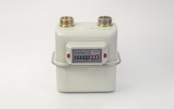 Счетчик газа диафрагменный СГД-G4 ТК с импульсным выходом (левый) межосевое растояние L=110 - фото, картинка Счетчик газа диафрагменный СГД-G4 ТК с импульсным выходом (левый) межосевое растояние L=110 - фото